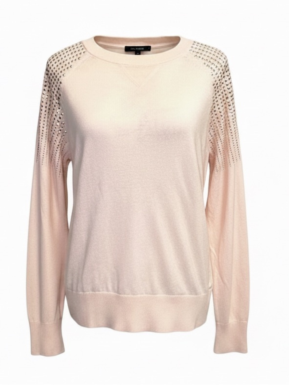 Ted Baker Embellished Knit Sweater – Blush Pink – Size 3 – Like New